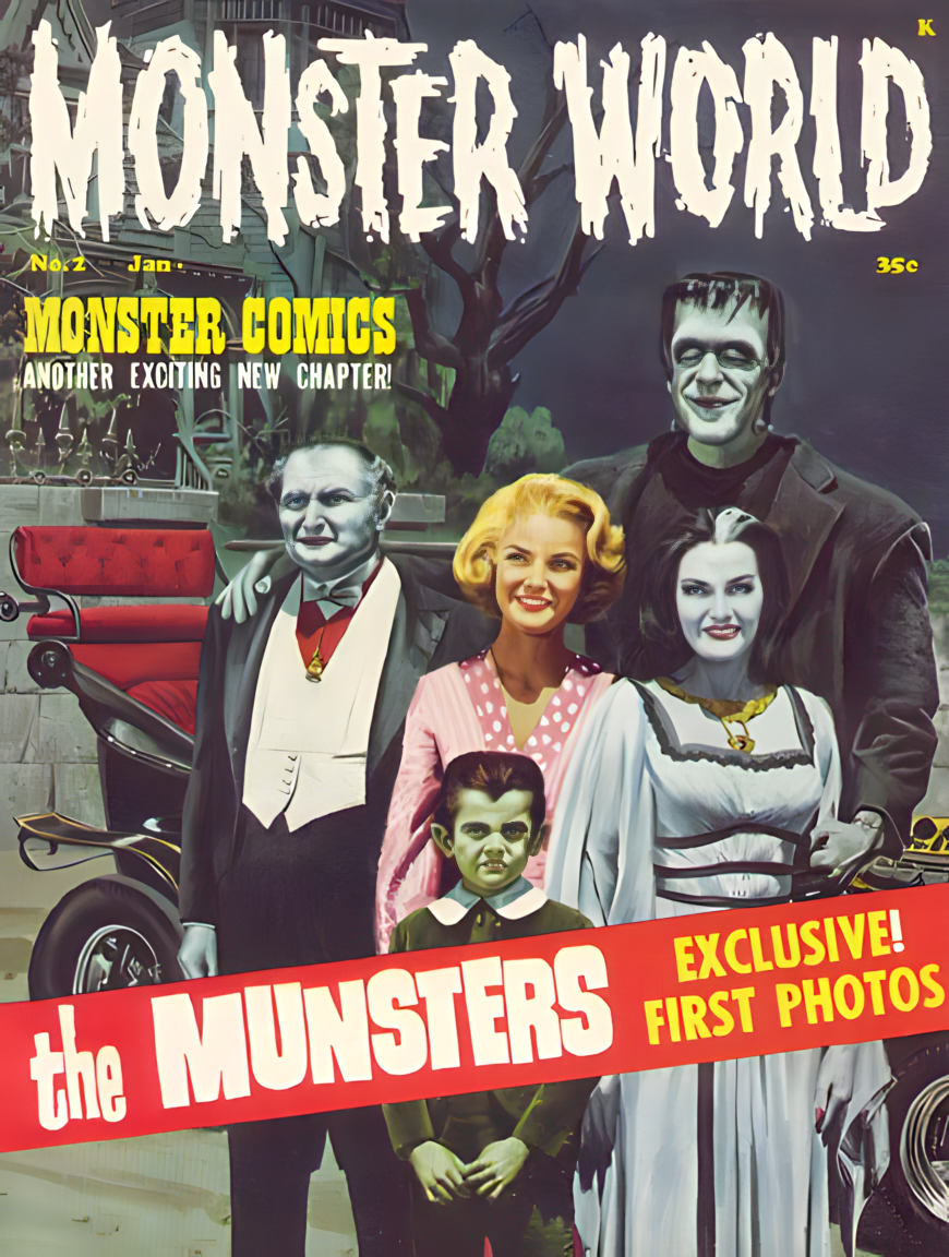 Monster World Horror Magazine Issues 1-10 (1964-1966) | Warren Publishing