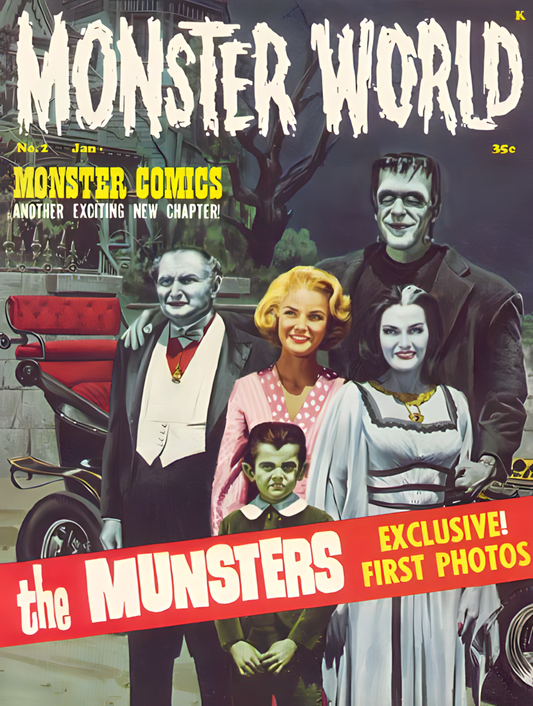 Monster World Horror Magazine Issues 1-10 (1964-1966) | Warren Publishing
