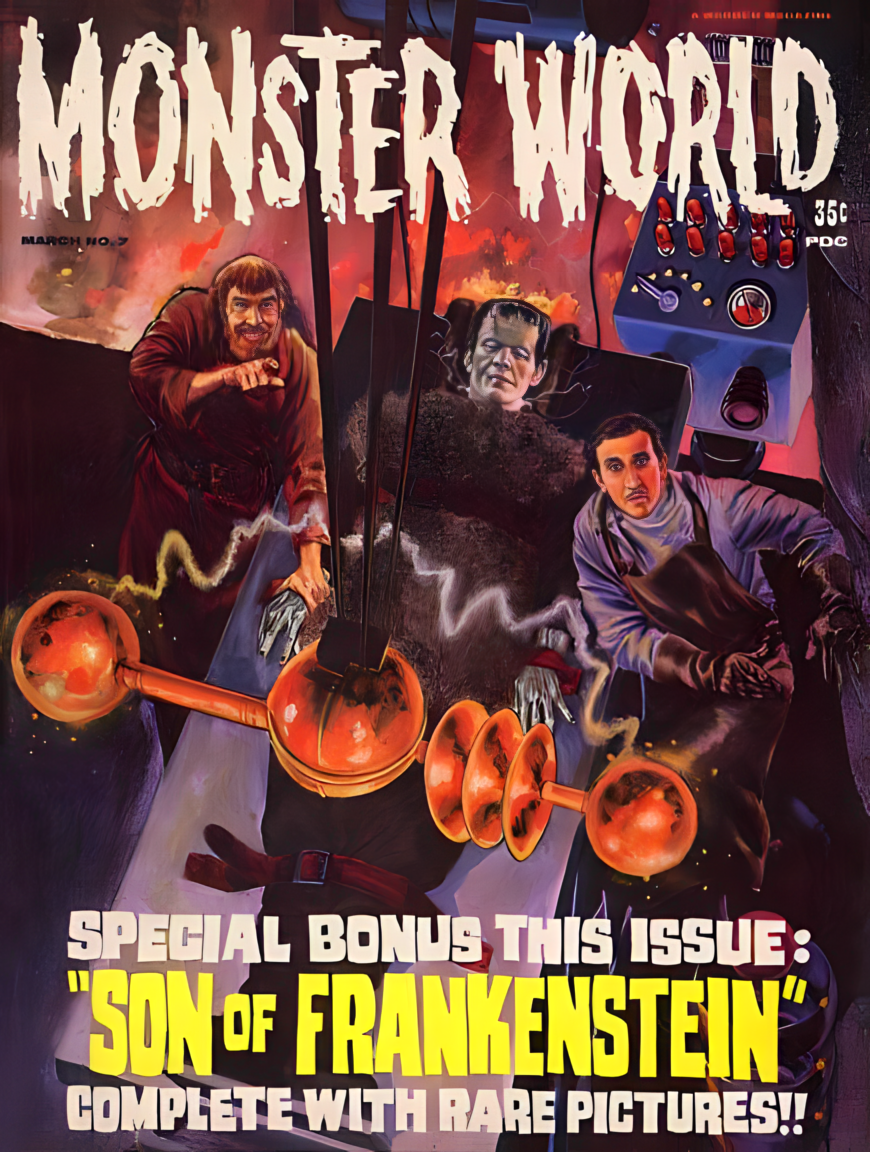 Monster World Horror Magazine Issues 1-10 (1964-1966) | Warren Publishing