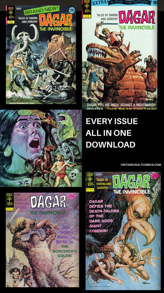 Dagar the Invincible (1972–1982) | Complete Sword & Sorcery Comic Collection