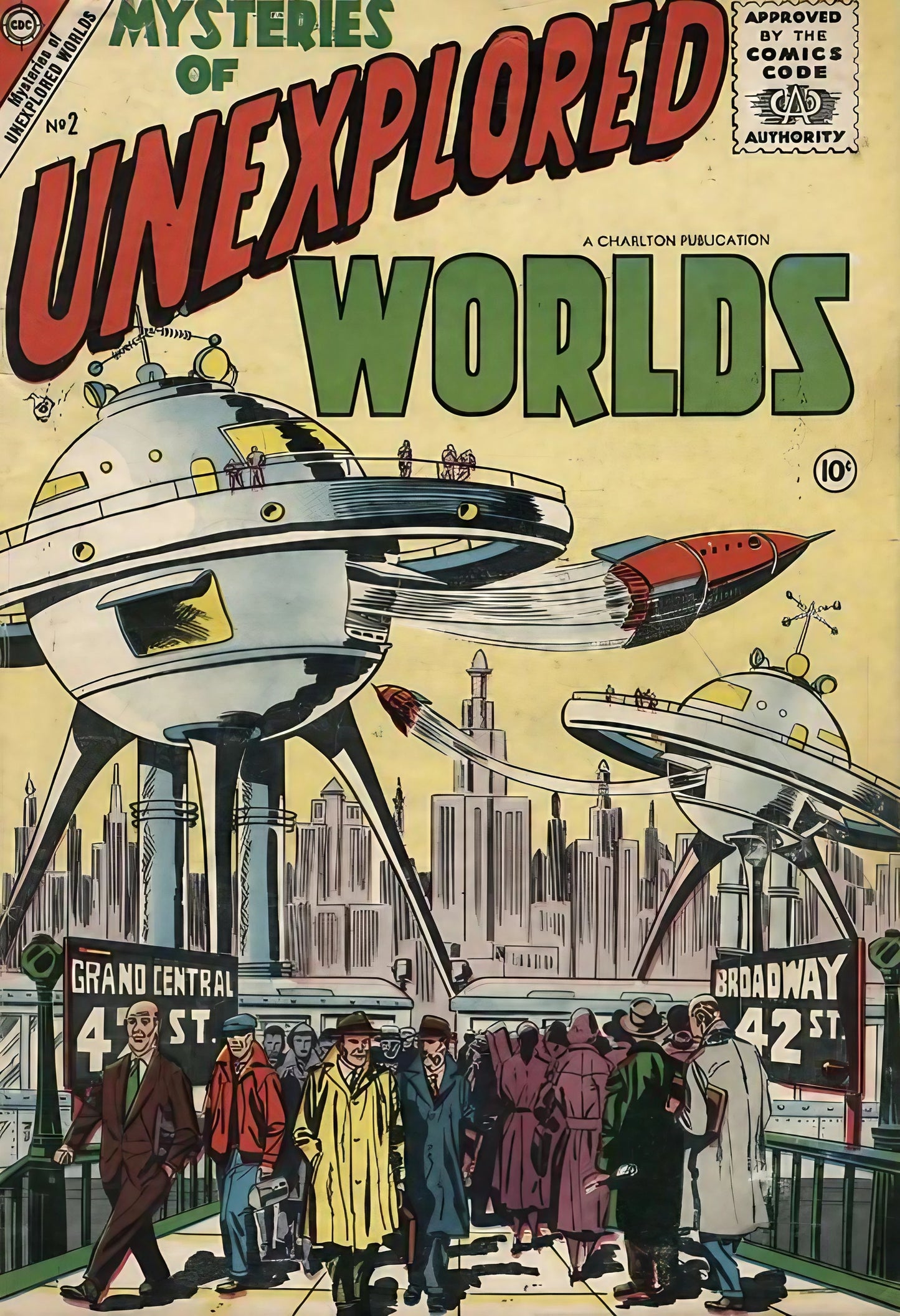 Mysteries Of Unexplored Worlds Sci-Fi Comics Issues 1-48 (1956-1965) | Charlton