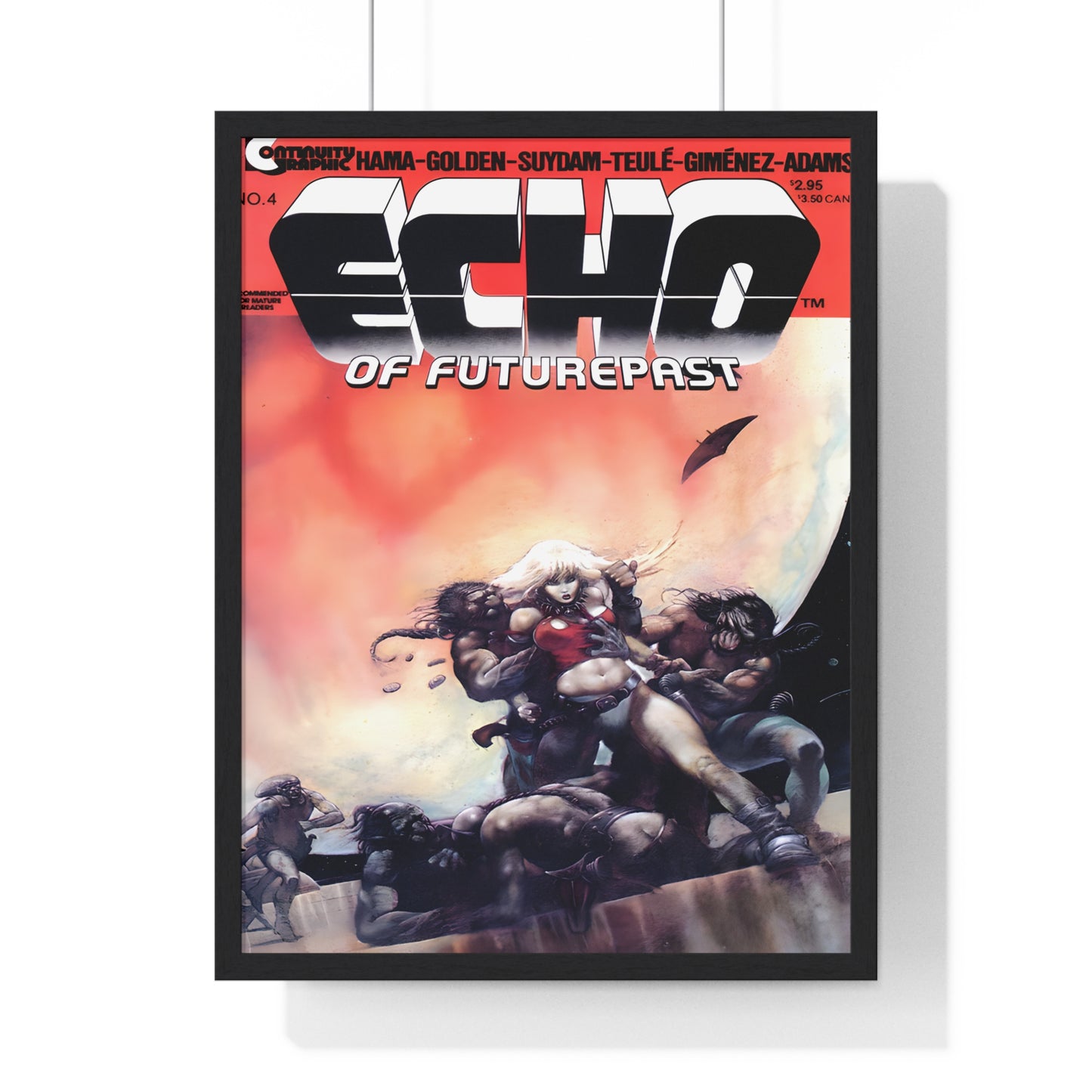 Echo Of Futurepast Issue 4 | Premium Framed Vertical Poster