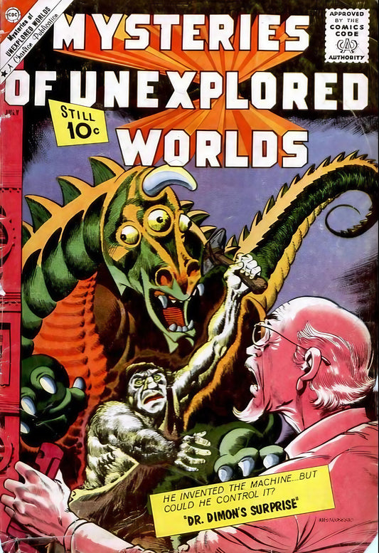 Mysteries Of Unexplored Worlds Sci-Fi Comics Issues 1-48 (1956-1965) | Charlton