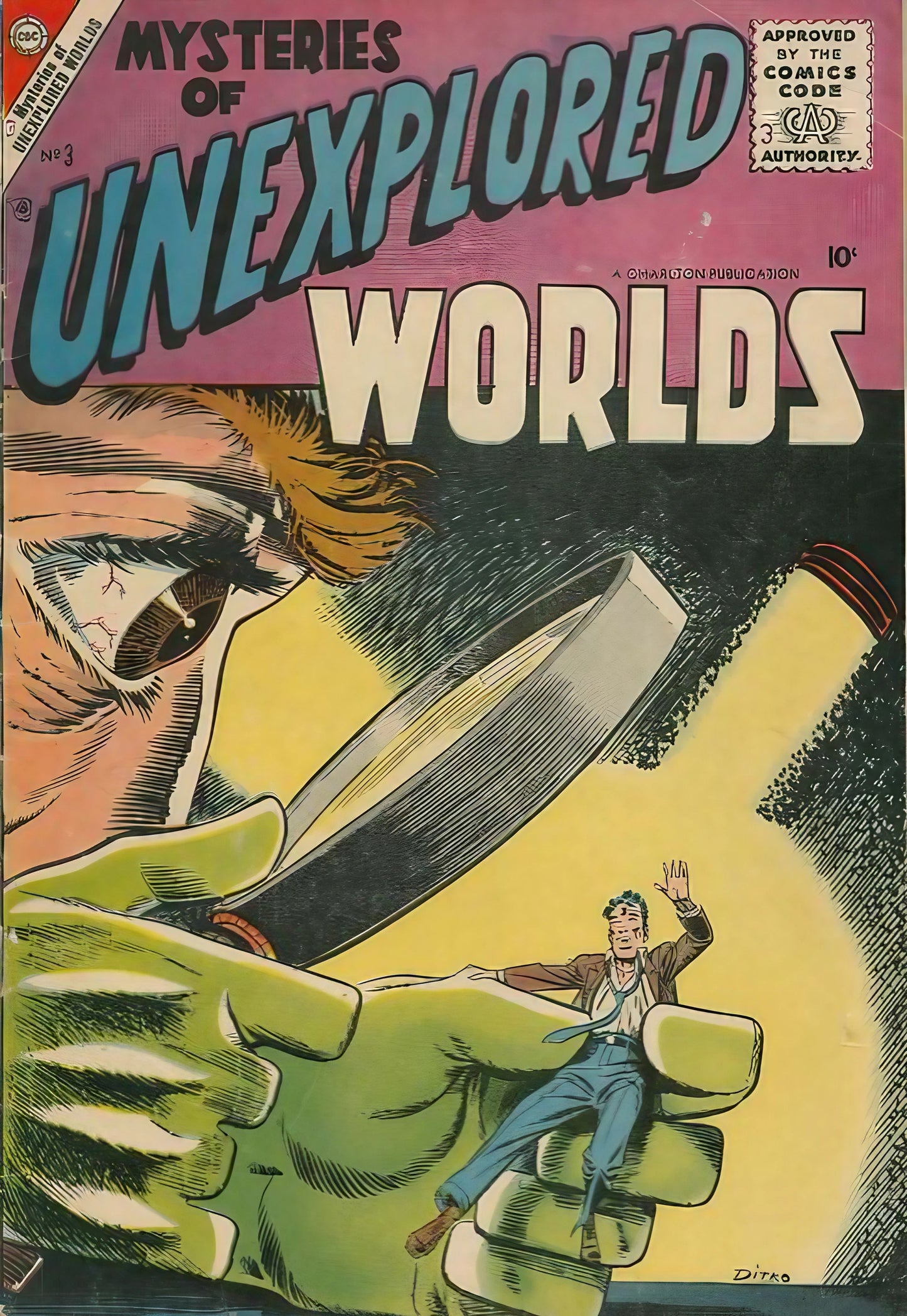 Mysteries Of Unexplored Worlds Sci-Fi Comics Issues 1-48 (1956-1965) | Charlton