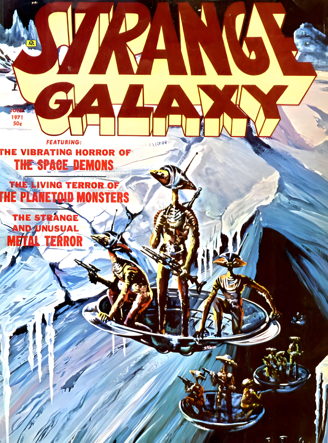 Strange Galaxy Sci-Fi Comics (1971) Issues 1-4 | Eerie Publications