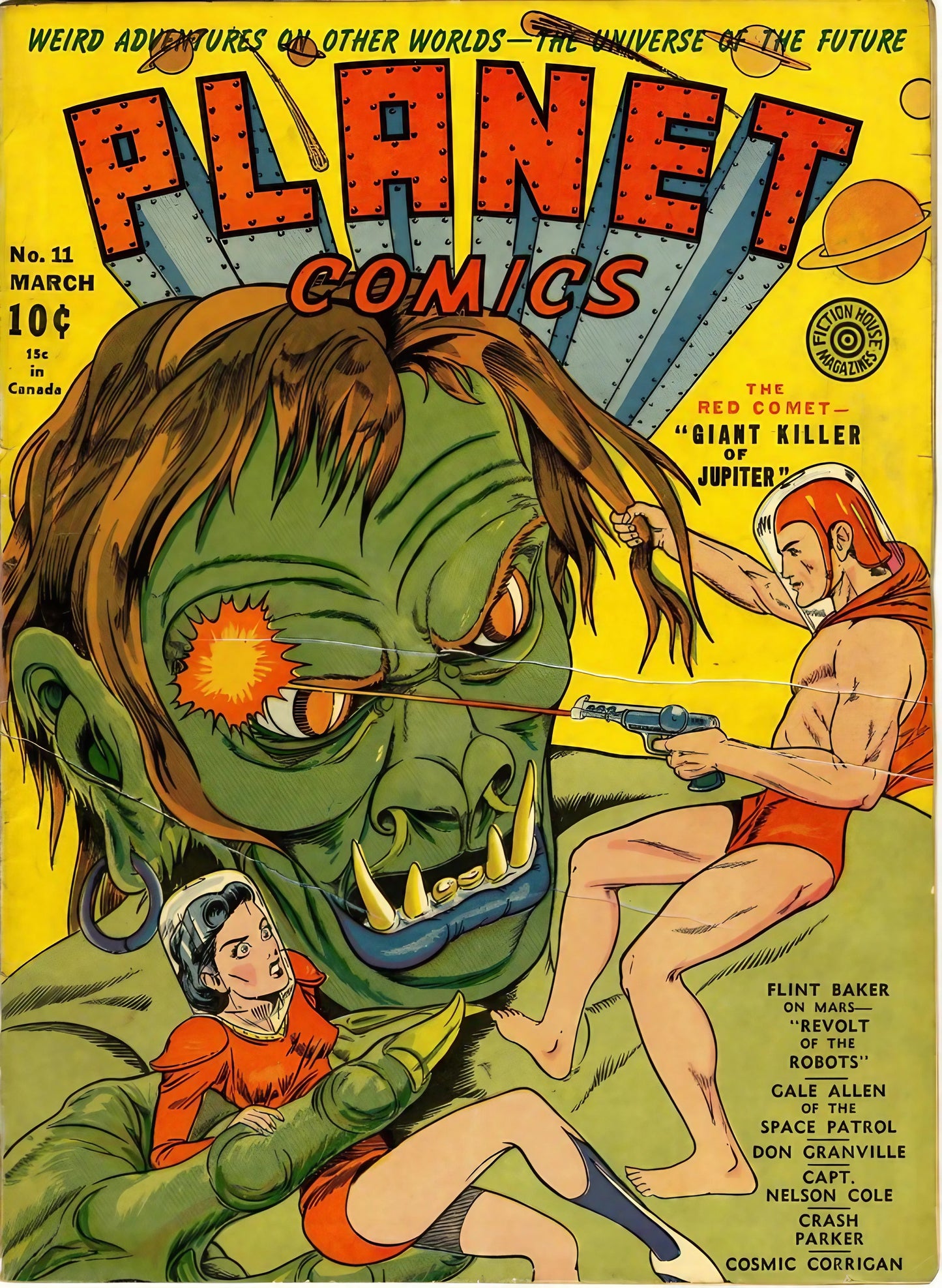 Planet Comics Sci-Fi Comics Issues 1-73 (1940-1953) | Fiction House