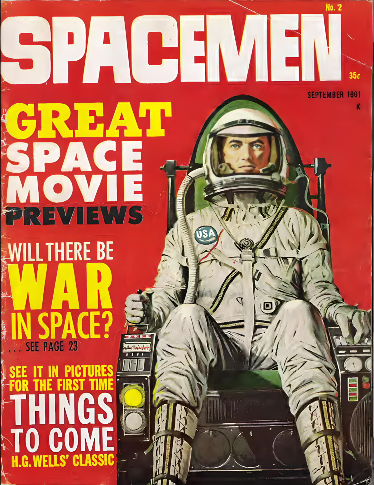 Spacemen Sci-Fi Comic Book Magazine (1961) | Issues 1-8 | Warren Publishing